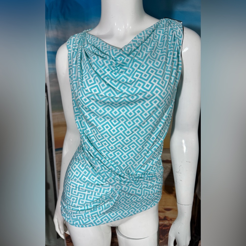 Michael Kors Greek Key Pattern top